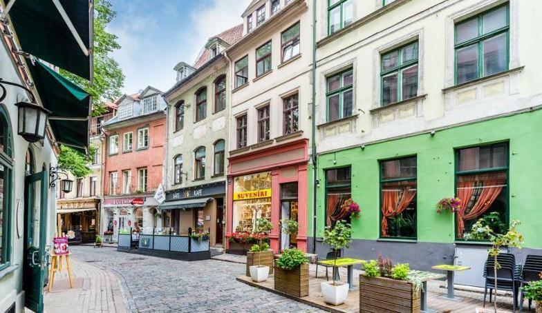 Apartamento Doma Square Penthouse, In The Heart Of Old Town Riga Exterior foto
